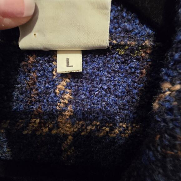 Weave Of The Irish Plaid Wool Jacket Women LG Blue Tweed Preppy Academia Classic - Picture 12 of 14